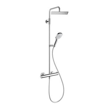 Set de douche mural - 26.006.373.000 - KWC AG - contemporain / avec douche à main / thermostatique