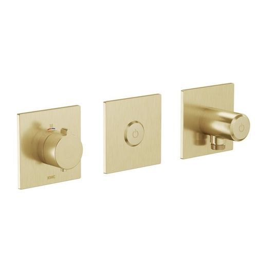 Set de baignoire en laiton - 20.004.853.175 - KWC AG - mural / contemporain / 1 trou