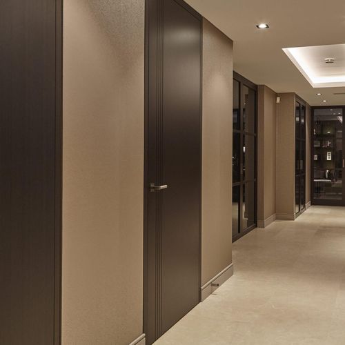 Porte d'intérieur - LINES : DESIGN LE TRAIT - Bod'or KTM - en bois / coulissante / à pivot