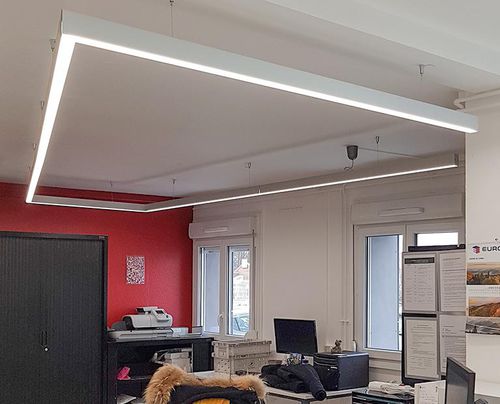 Luminaire apparent - NEPHOS . - RESISTEX - encastrable au plafond / à LED / linéaire