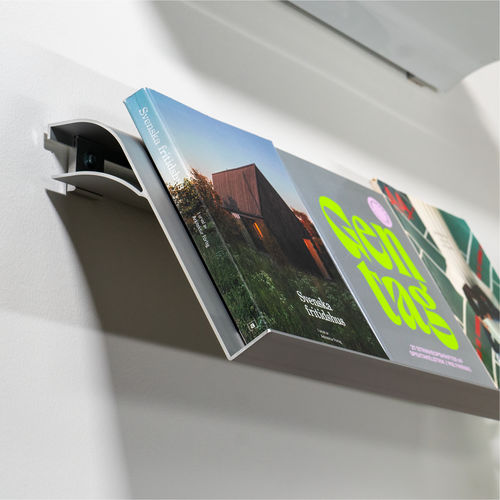 Porte-revues en aluminium extrudé - Exilis Slope - Nonuform - design minimaliste / résidentiel / pour bureau