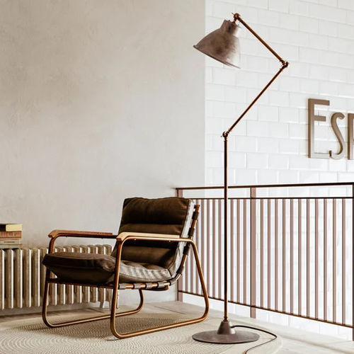 Lampe sur pied - LOFT - IL FANALE - en laiton / en fer / classique