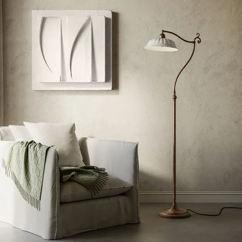 Lampe sur pied - ANITA - IL FANALE - en laiton / en céramique / classique