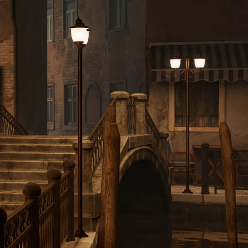 Lampadaire urbain - Venezia - IL FANALE - classique / en cuivre / en laiton