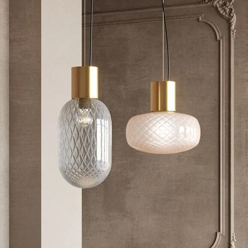 Suspension - Bloom - IL FANALE - en laiton / en verre / classique