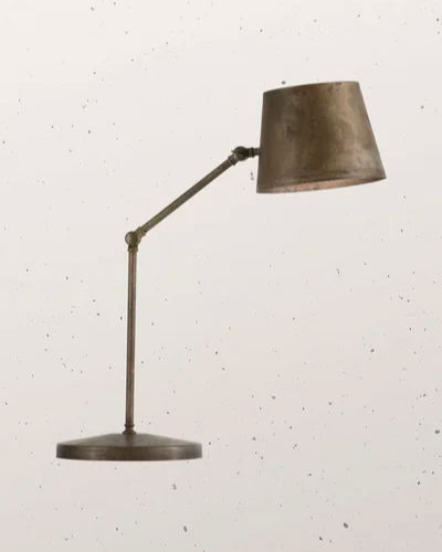 Lampe de table - REPORTER  - IL FANALE - en laiton / en bois / classique