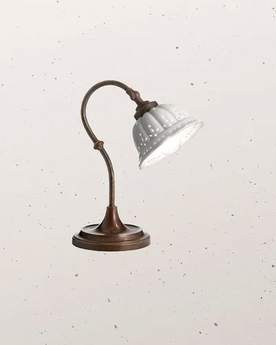 Lampe de table - ANITA - IL FANALE - en laiton / en céramique / classique