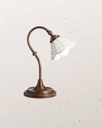 Lampe de table - Fior Di Pizzo - IL FANALE - en laiton / en céramique / classique