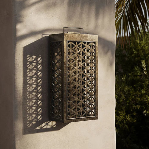 Applique murale classique - Grid - IL FANALE - d'extérieur / en laiton / rectangulaire