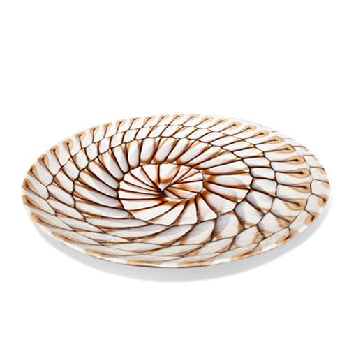 Assiette plate - CARAIBI - Yalo Murano srl - ronde / en verre de Murano / professionnelle