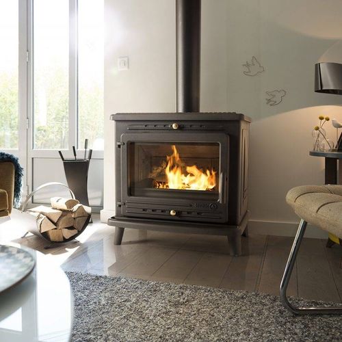 Poêle à bois - GALILÉE - DEVILLE - 12 kW / à poser / traditionnel