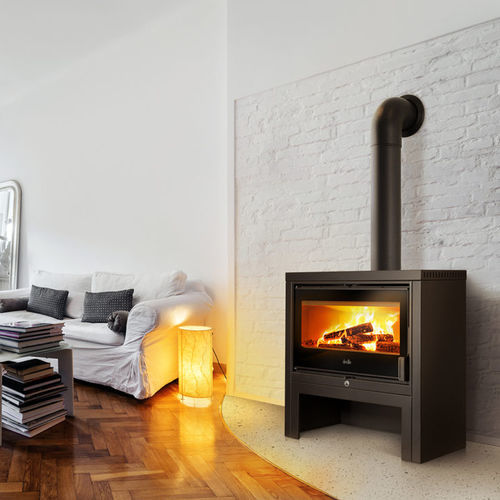 Poêle à bois - CASTILLON - DEVILLE - 11 kW / à poser / contemporain