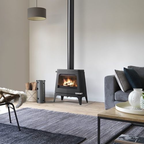 Poêle à bois - TORON - DEVILLE - 8 kW / à poser / contemporain