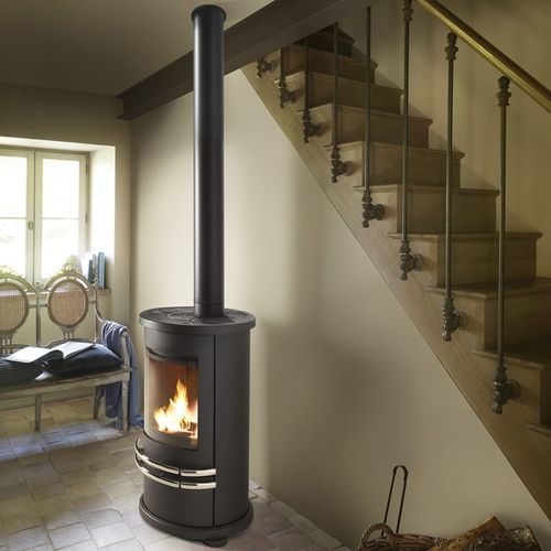 Poêle à bois - ORENSE - DEVILLE - 8 kW / à poser / contemporain