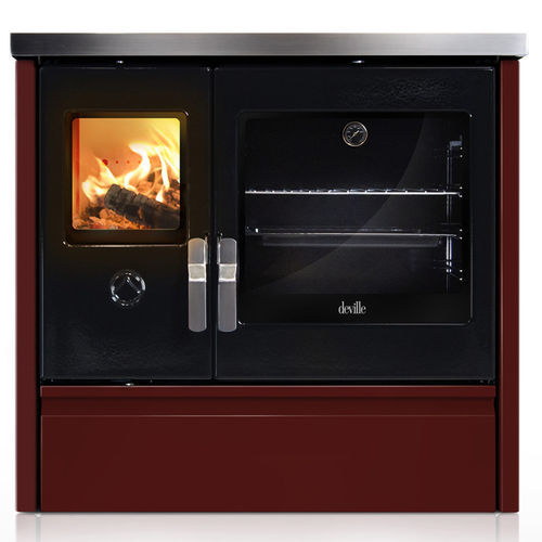 Cuisinière à bois - MÉLISSE 90 - DEVILLE - 1 foyer / 1 four / classe A