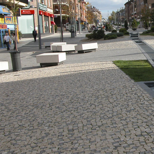 Pavé en pierre calcaire - PORTUGUESA - Pizarras J. Bernardos - d'extérieur / carrossable / piéton