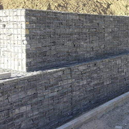 Gabion de protection - Pizarras J. Bernardos - pour agencement extérieur / en métal