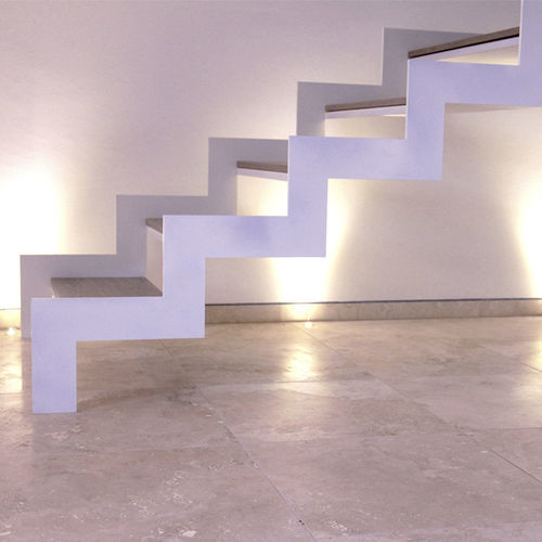 Marche en pierre naturelle - Arredo di Pietra srl - en travertin / sur mesure / contemporaine