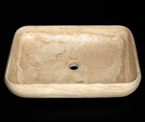 Vasque à poser - Arredo di Pietra srl - en pierre naturelle / en travertin / sur mesure