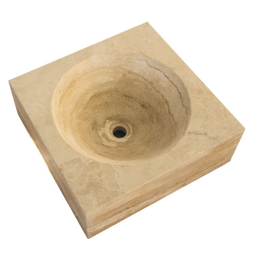 Vasque à poser - Arredo di Pietra srl - en pierre naturelle / en travertin / sur mesure