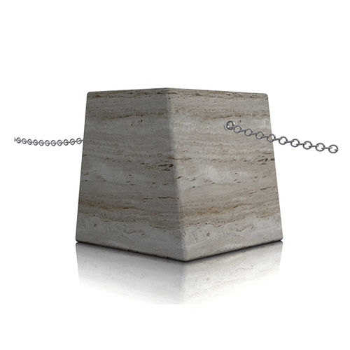 Borne de protection - eco - Arredo di Pietra srl - amovible / en travertin / haute résistance