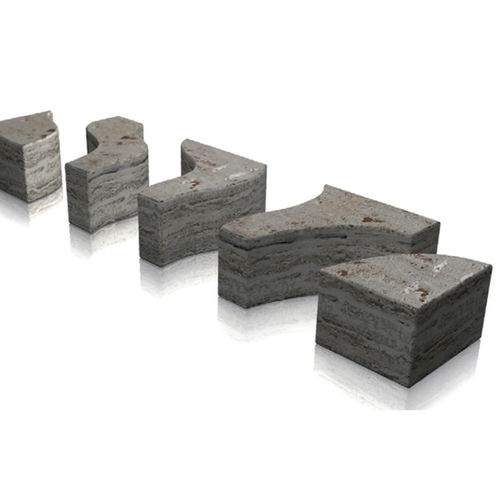 Borne de protection - orme - Arredo di Pietra srl - amovible / en travertin / haute résistance
