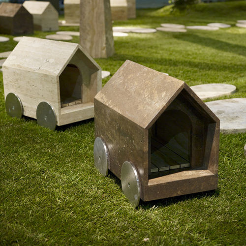 Niche pour chien en travertin - PET VILLAGE - Arredo di Pietra srl