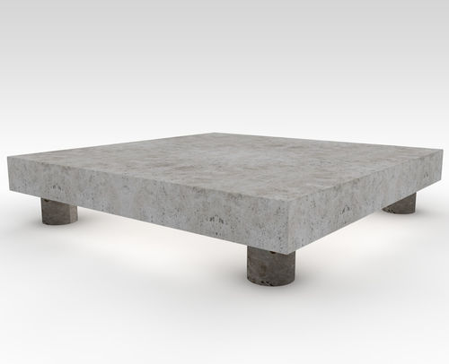 Banc public contemporain - basic rOund - Arredo di Pietra srl - en travertin / sans dossier / sans accoudoirs
