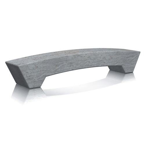 Banc public contemporain - rialto - Arredo di Pietra srl - en travertin / sans dossier / sans accoudoirs
