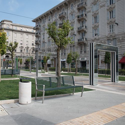 poubelle publique - Arredo di Pietra srl