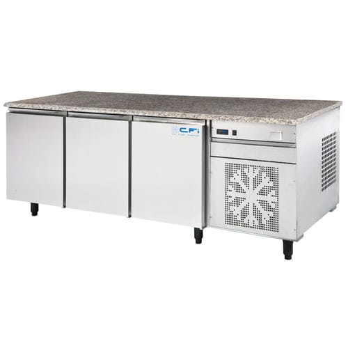 Table de préparation en acier inoxydable - TPC AND TPM RANGES - SEBP - réfrigérée / avec rangement / professionnelle