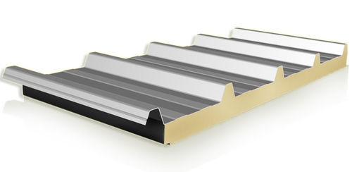 Panneau sandwich pour toiture - RAIN 5 - SILEX NAV-SYSTEM - face métallique / âme en polyisocyanurate PIR