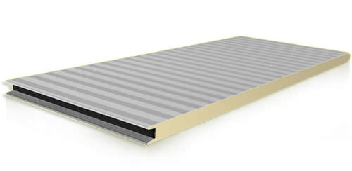 Panneau sandwich pour façade - WIND - SILEX NAV-SYSTEM - face métallique / âme en polyisocyanurate PIR