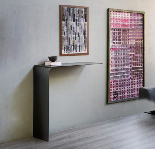 Console contemporaine - WING - ZEUS - en tôle d'acier / avec piètement en tôle d'acier / rectangulaire