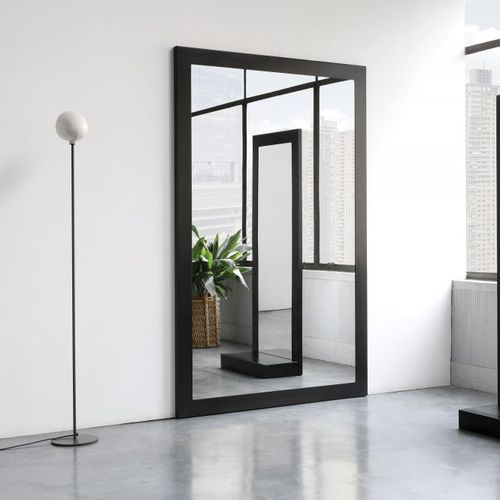Miroir mural - BIG FRAME - ZEUS - contemporain / rectangulaire / en tôle d'acier
