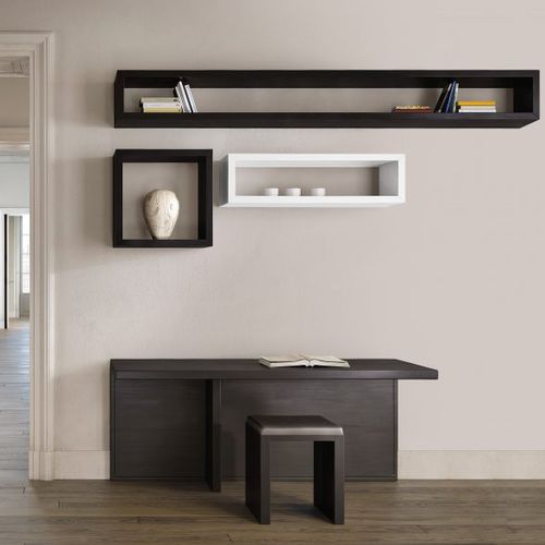 Bureau contemporain - ATRIUM - ZEUS - en tôle d'acier / piétement en panneaux