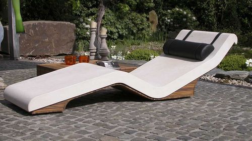 Chaise longue contemporaine - INTERVAP EUROPA SLU - en marbre / en marbre / pour spas