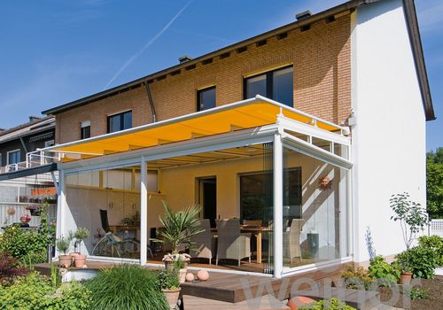 Auvent retractable rétractable - WGM 1030 / 2030  - Weinor - motorisé / résidentiel