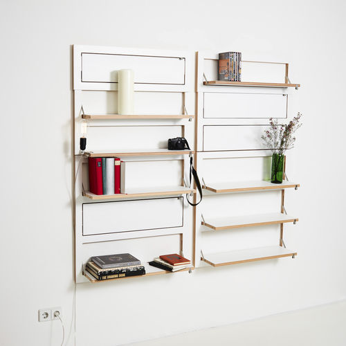 Rayonnage pour commerce - Fläpps Regal/Shelf - AMBIVALENZ - pour bibliothèque / pour bureau / pour musée