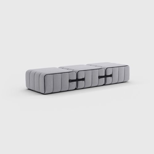 Banquette modulable - CURT: SET 3  - AMBIVALENZ - contemporaine / en tissu / pour établissement public