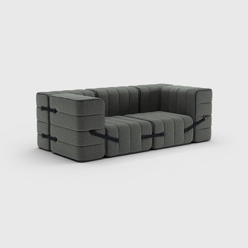 Canapé modulable - CURT: SET 7  - AMBIVALENZ - lit / contemporain / en tissu