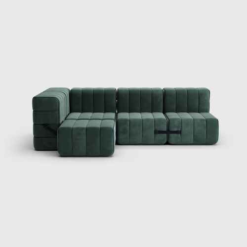 Canapé modulable - CURT: SET 9  - AMBIVALENZ - lit / contemporain / en tissu