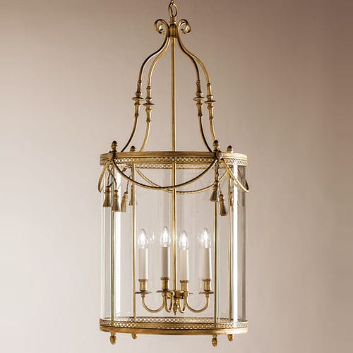 Suspension - LANTERNA: 3111X SERIES - ZONCA SPA - en verre / en or / classique
