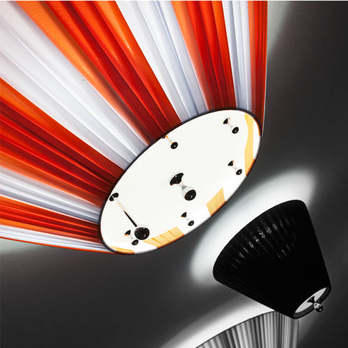 Plafonnier contemporain - BELLE DE JOUR - ZONCA SPA - conique / en tissu / à incandescence