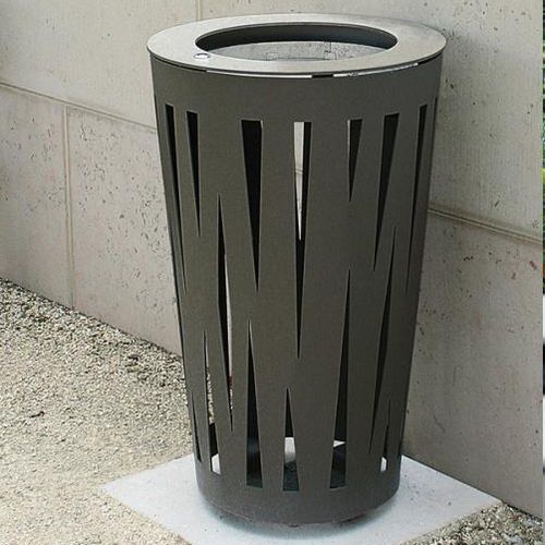 Poubelle publique - EVOLUTION - univers & cité | mobilier urbain - de tri sélectif / en acier / en inox