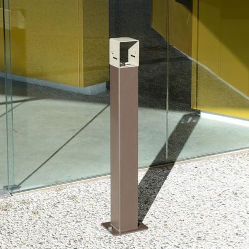 Cendrier en acier - ZEO - univers & cité | mobilier urbain - pour extérieur / pour espace public