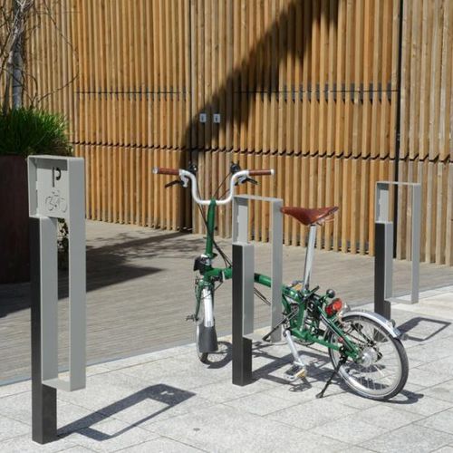 Range-vélo au sol - ZÉO - univers & cité | mobilier urbain - sécurisé / pour espace public / en acier