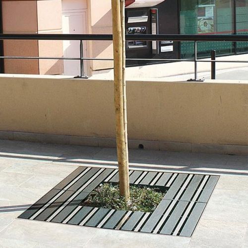 Grille d'arbre carrée - ALLIAGE  - univers & cité | mobilier urbain - rectangulaire / en acier
