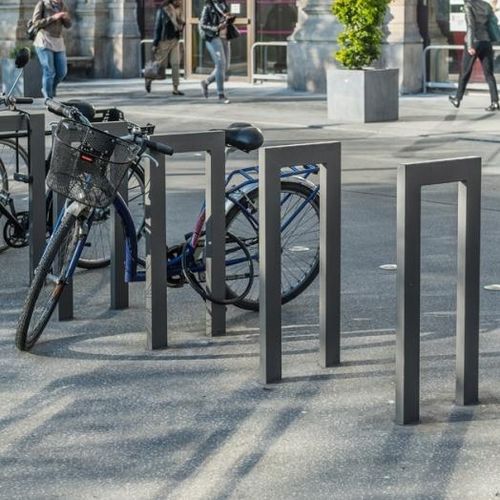 Range-vélo au sol - CINÉO - univers & cité | mobilier urbain - sécurisé / pour espace public / en acier