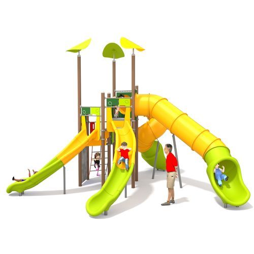 Toboggan multiple - 1217 - BUGLO Sp.zo.o. - droit / tournant / pour aire de jeux